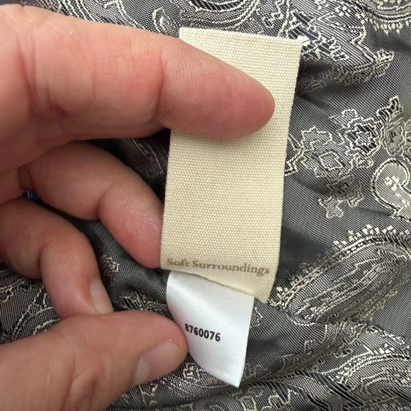 Soft Surroundings St. James Plaid Open Front Jacket Blazer Size 1X - Picture 7 of 13